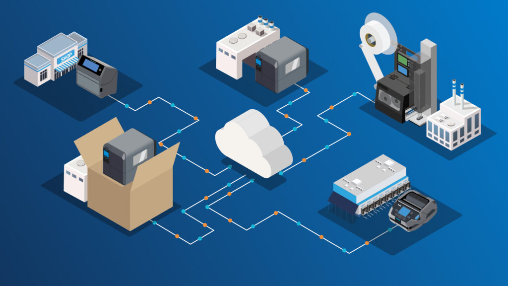 cloud-connected label printing